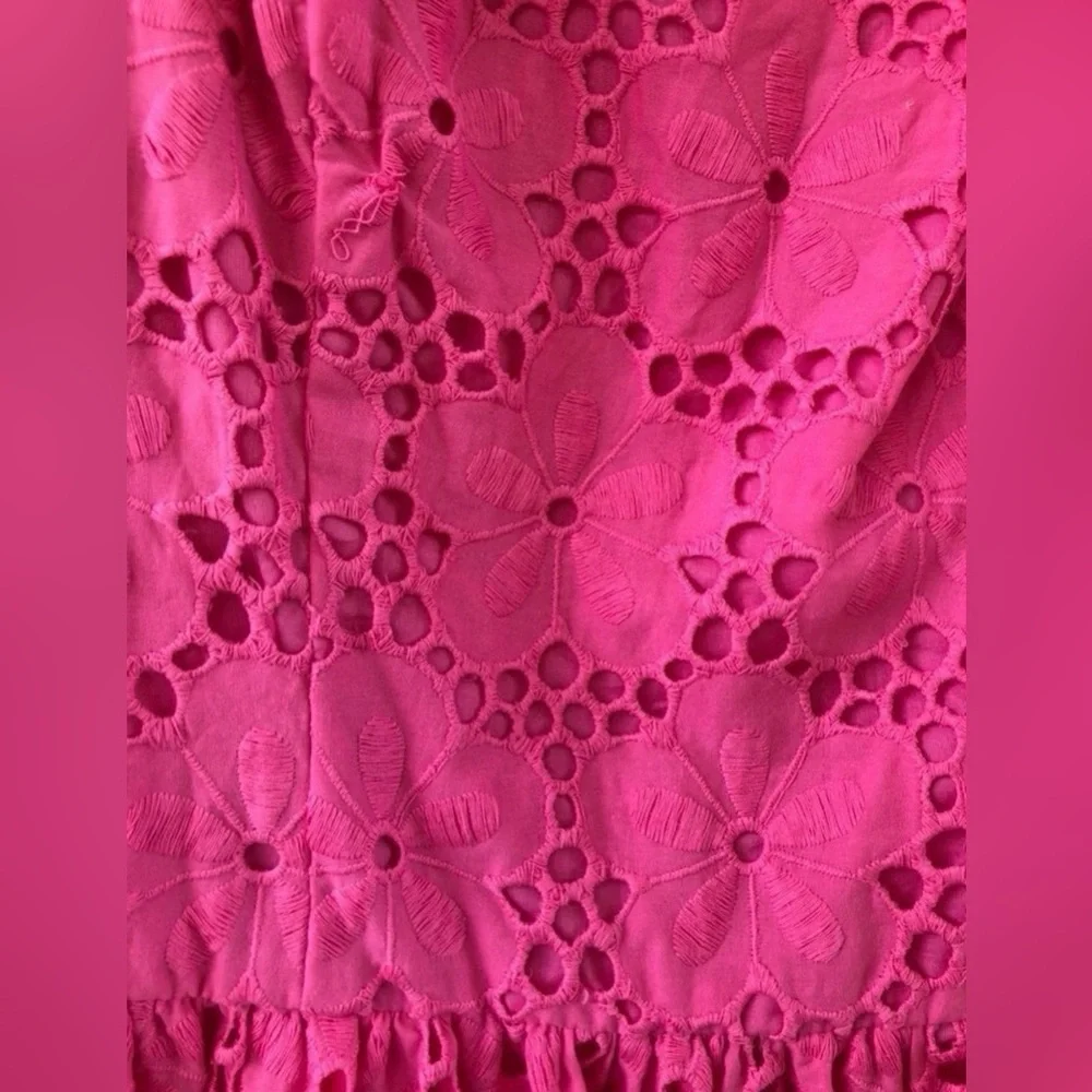 Lilly Pulitzer Vibrant Pink Dress 8 - Picture 6 of 8